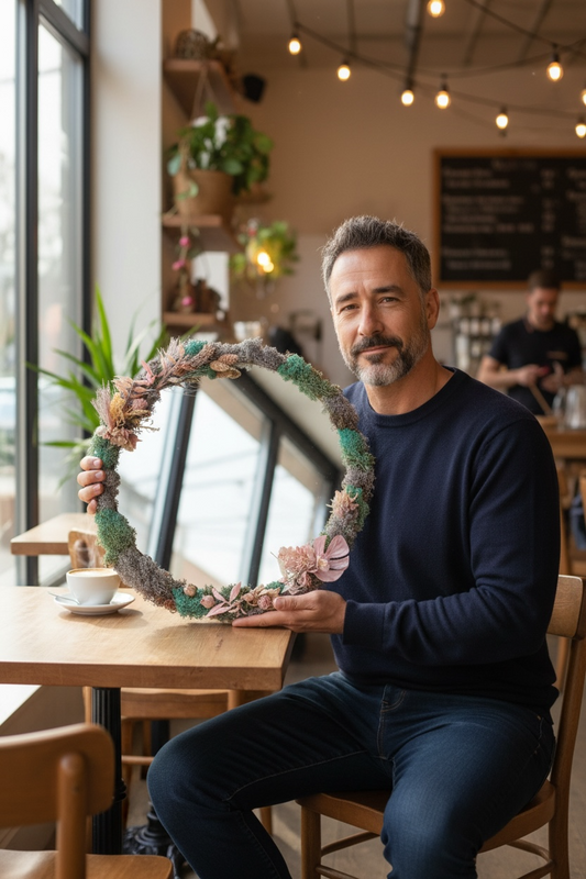 Luxury Floral Mirror Wreath