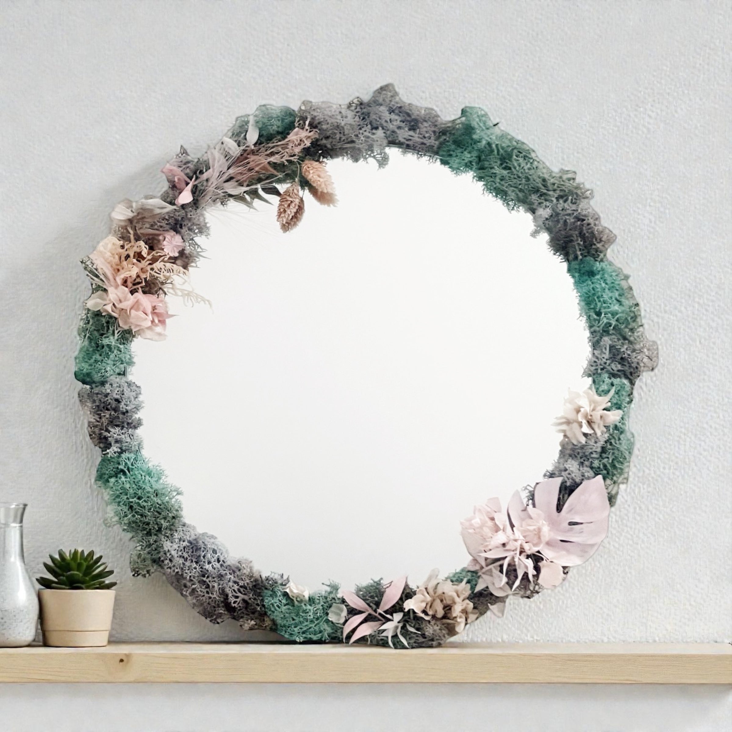 Luxury Floral Mirror Wreath