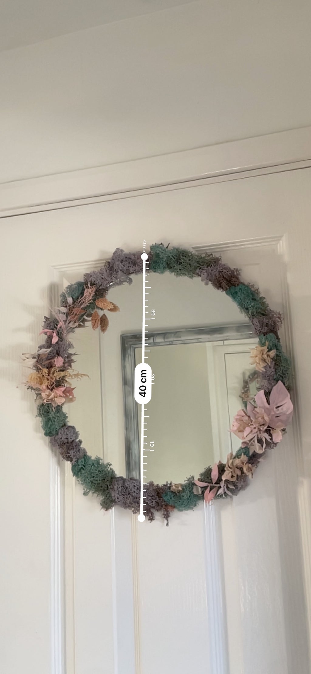Luxury Floral Mirror Wreath