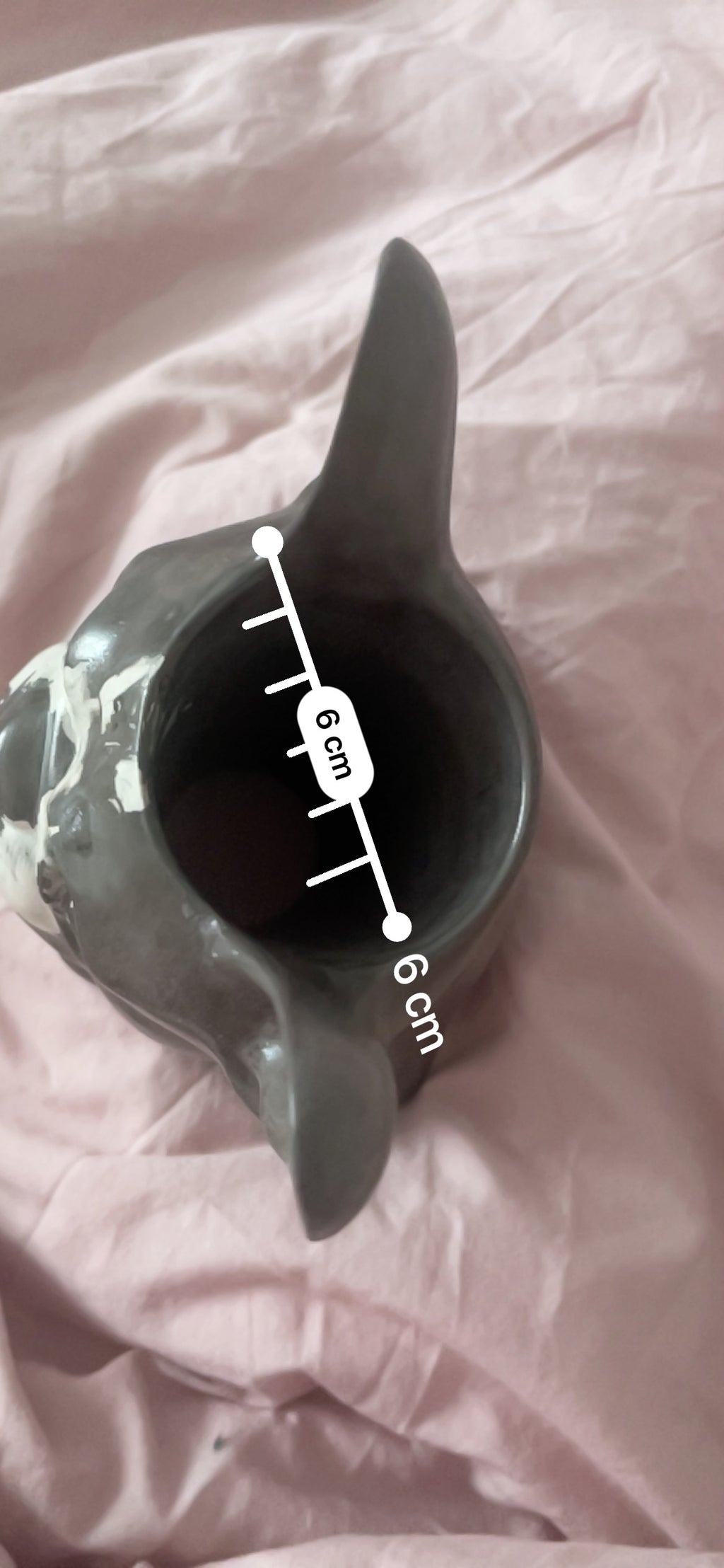 Dog Head Planter – Sculptural Concrete Vase