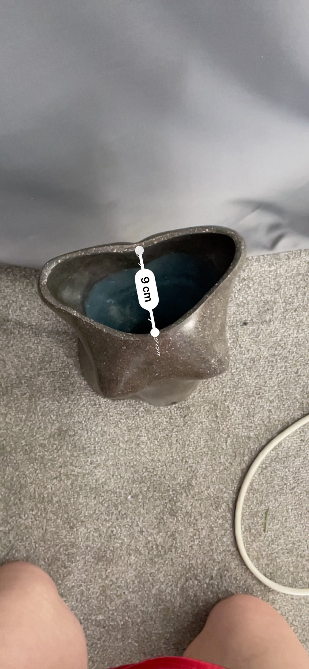 Organic Sculptural Vase Made of Natural Stone