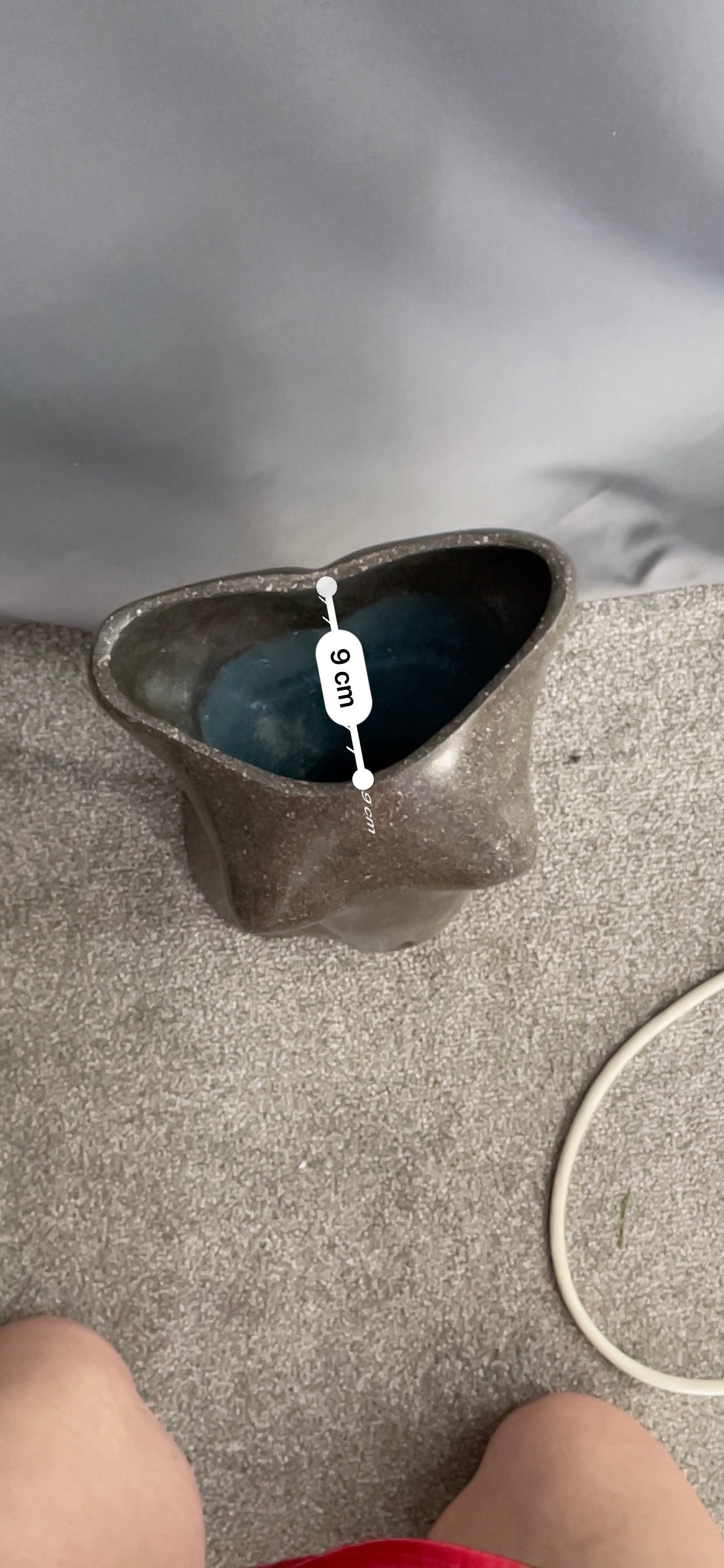 Organic Sculptural Vase Made of Natural Stone