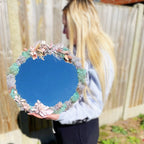 Luxury Floral Mirror Wreath