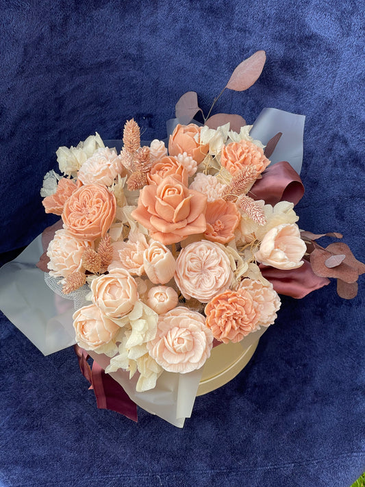 Soap Flower Bouquet in a Gift Box