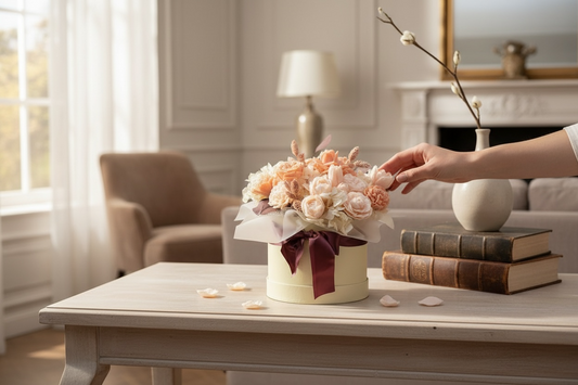 Soap Flower Bouquet in a Gift Box